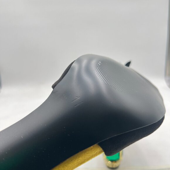 FSJ Black Open Toe Stylish Sandal Ankle Strap Crystal Heels Wedding Party Shoes - Picture 6 of 8